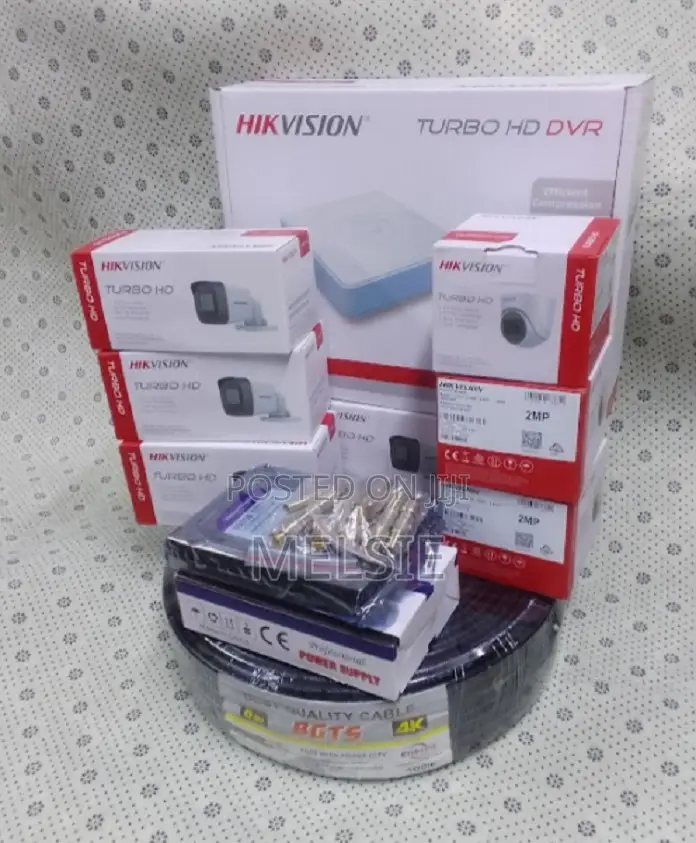 Four CCTV Full 1080p Complete Camera Hik Vision