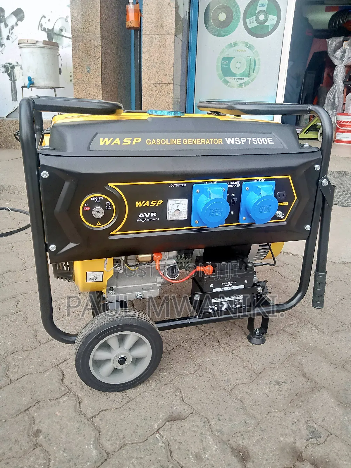 Wasp 7500e Gasoline Generator 6.5kw Key Start