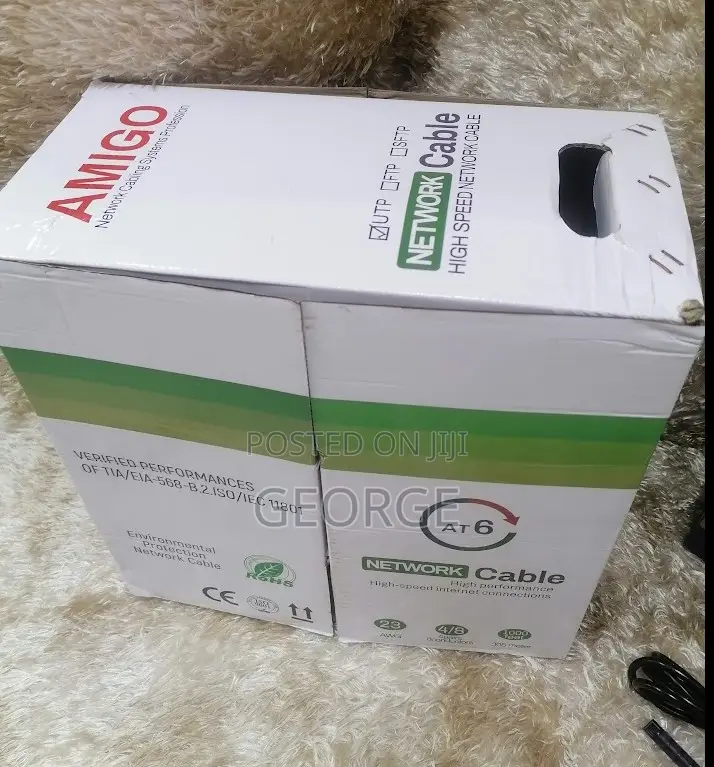 Durable 
 Cat6 Cable- Utp Indoor Lan Cable 305m