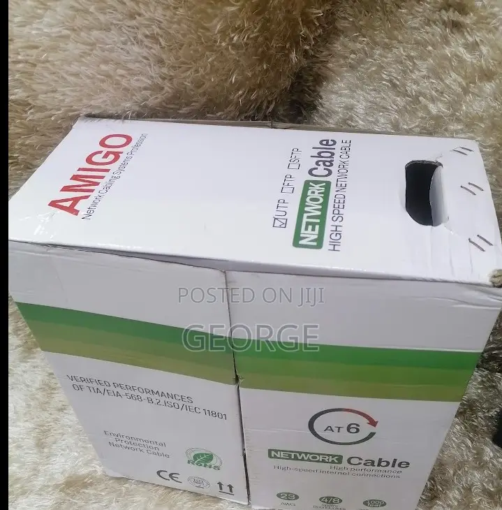 Slashed Price Amigo Cat-6 Indoor Lan Cable-305m