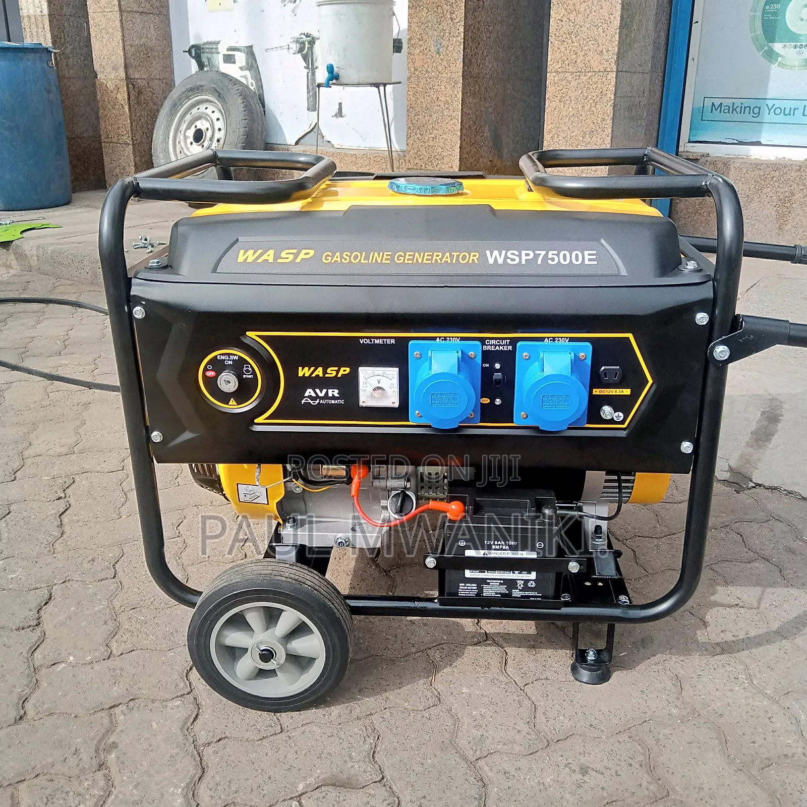 Wasp 7500E Gasoline Generator 6.5kw