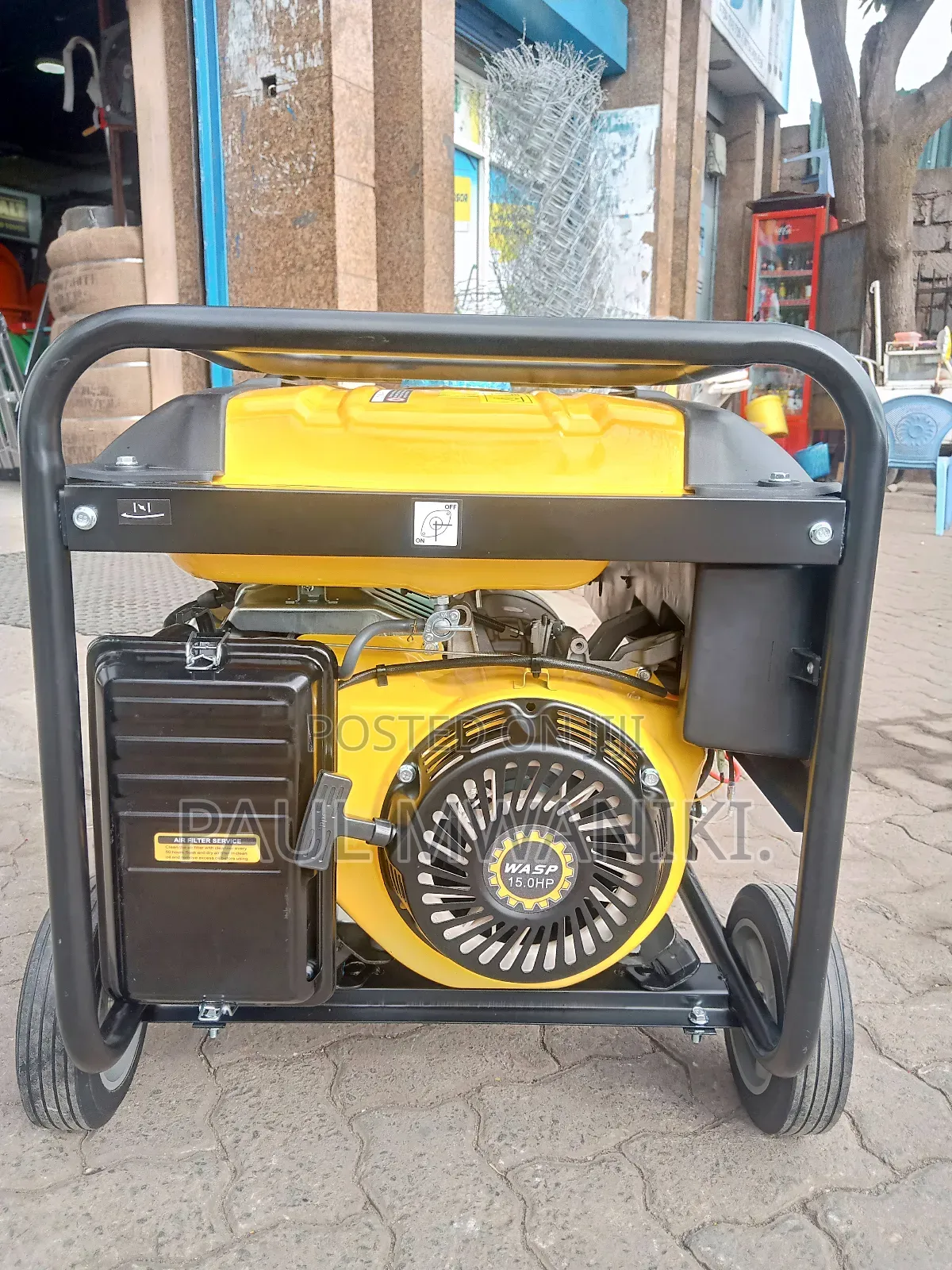 Wasp 7500E Gasoline Generator 6.5kw