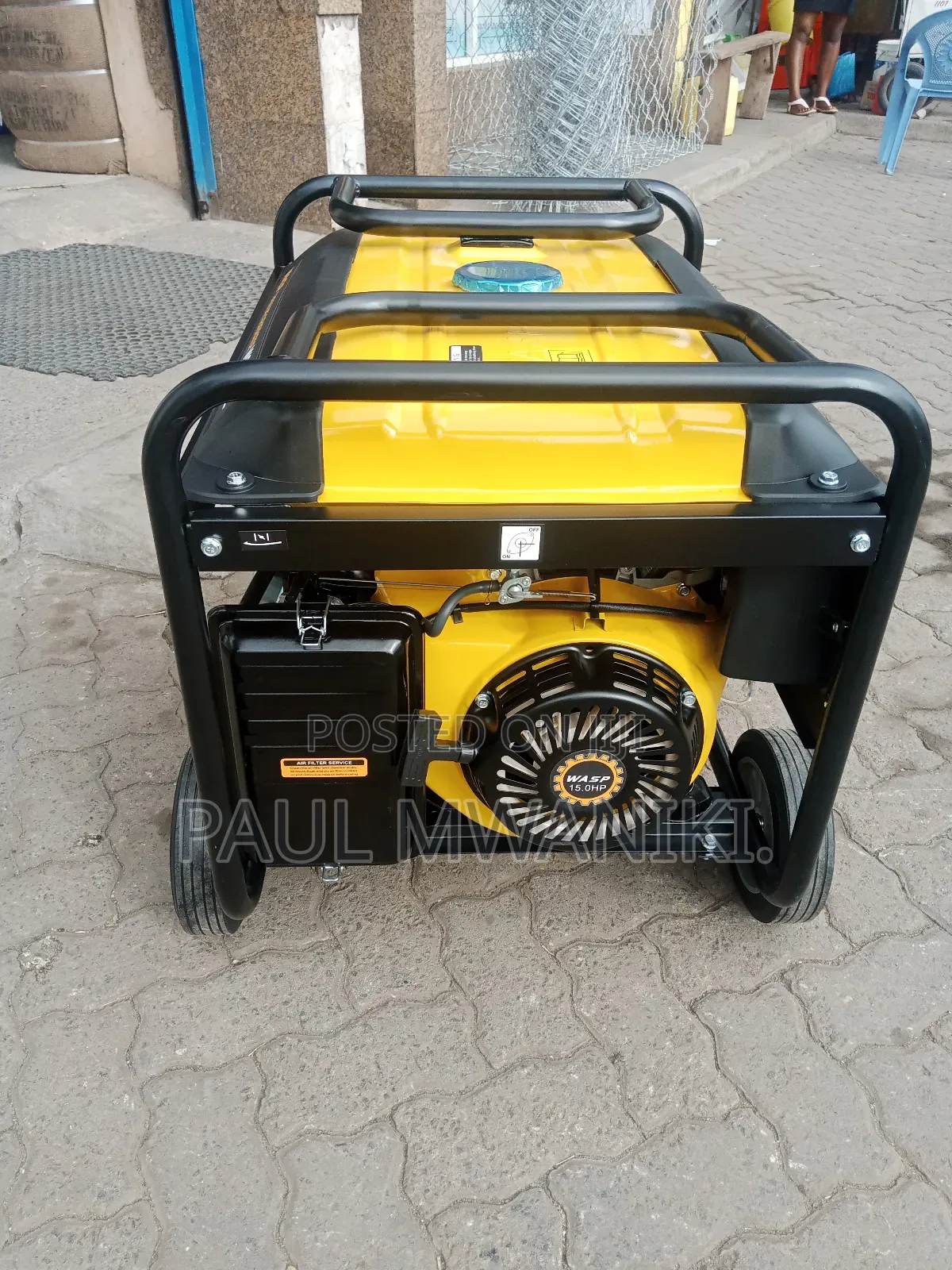 Wasp 7500E Gasoline Generator 6.5kw