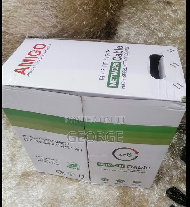 Original Cat 6 Amigo Cat-6 Indoor Lan Cable-305m - main view