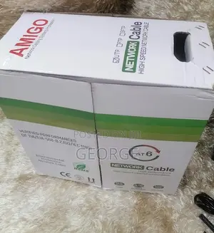 Imported 
Cat 6 Amigo Cat-6 Indoor Lan Cable-305m