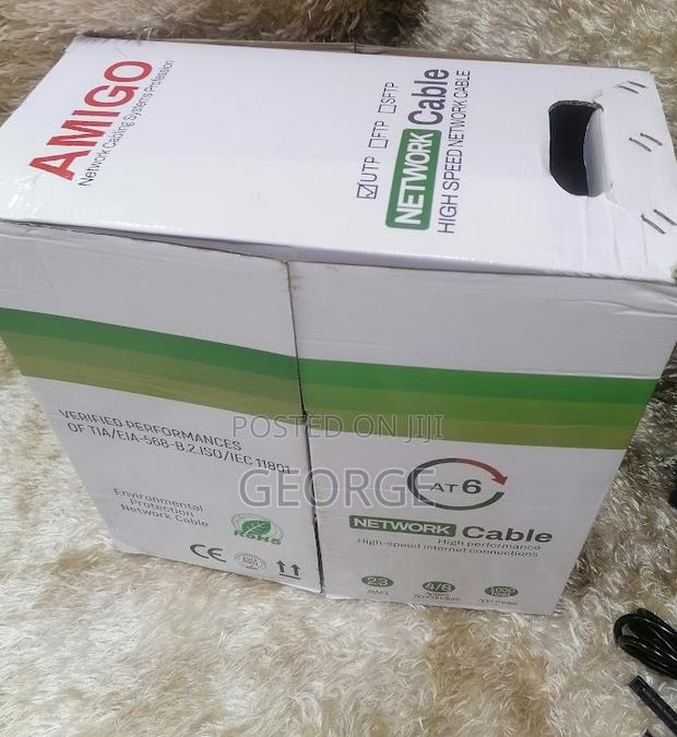 Imported Cat 6 Amigo Cat-6 Indoor Lan Cable-305m