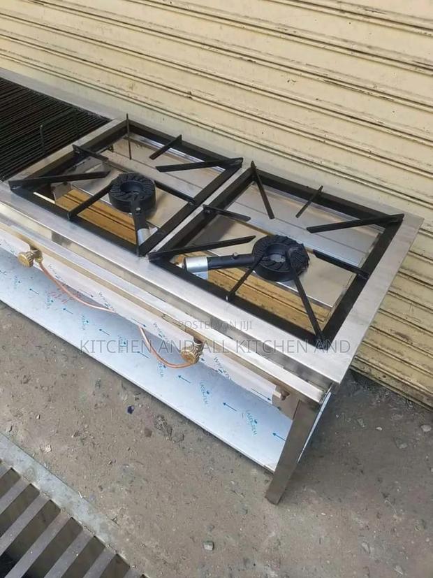 Combined Grill and 2burner Gas Cooker