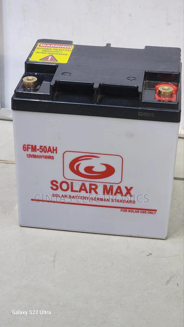 Solar Max Solar Battery Germany Standard 6FM 50AH