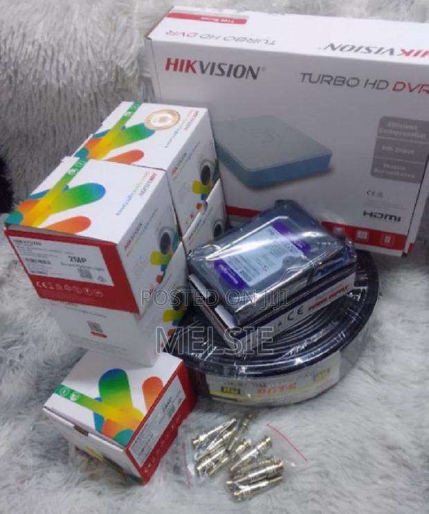 Hikvision 4 CHANNEL FULL PACKAGE Colorvu CCTV Camera - main view