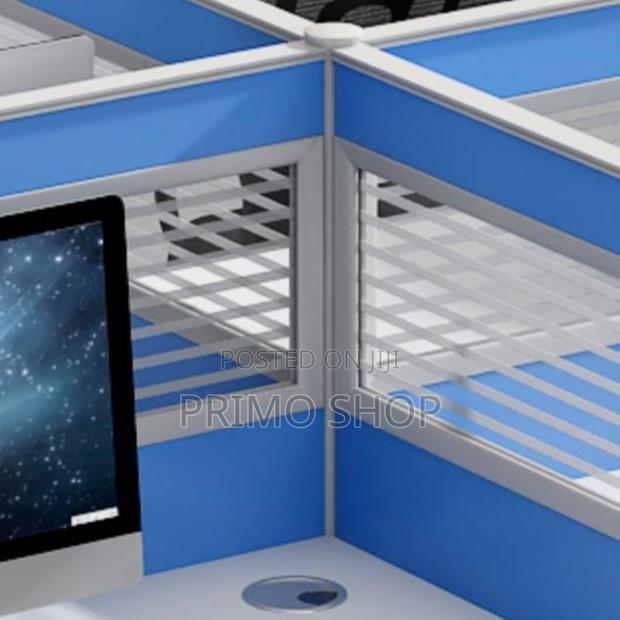 Workstations:4-Seat Modern Modular Professional Work Area - thumbnail 4