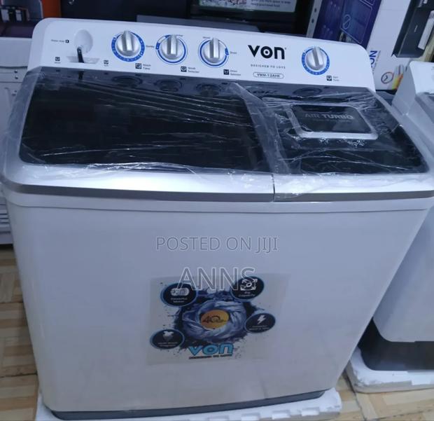 Von 13kgs 2 Tub Wash/ Spin Washing Machine