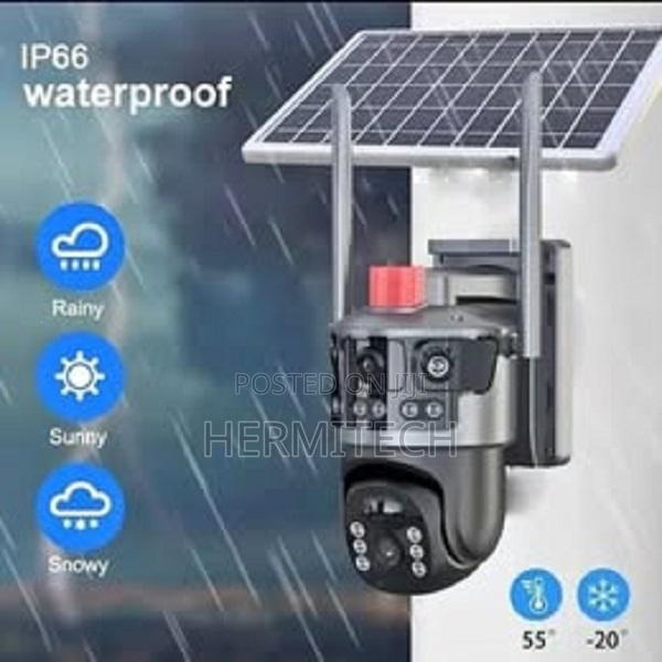 AI 4g PTZ Solar CCTV Camera Humanoid Detection - thumbnail 3