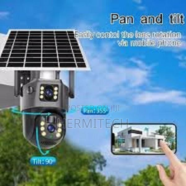 AI 4g PTZ Solar CCTV Camera Humanoid Detection - thumbnail 4