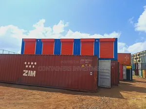 Container Stalls For Sale- Blue And Orange Color.