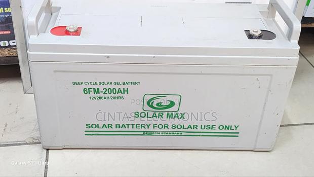 Solar Max Deep Cycle Solar Gel Battery 6FM 200AH - main view