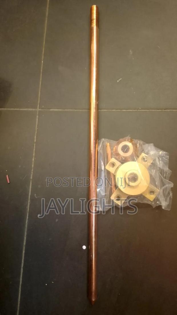Lightning Protection Device Steel Rod Copper 2ft