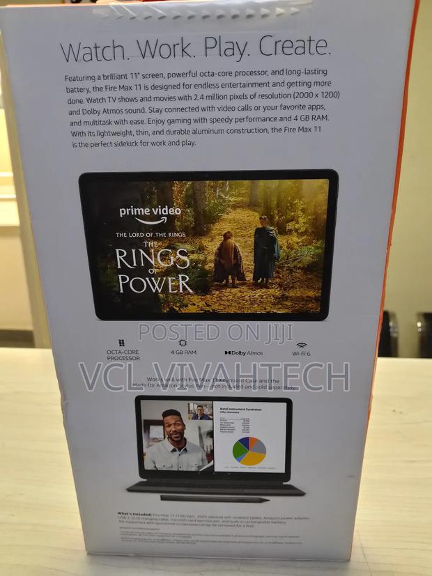 New Amazon Fire Max 11 32 GB Black - thumbnail 3