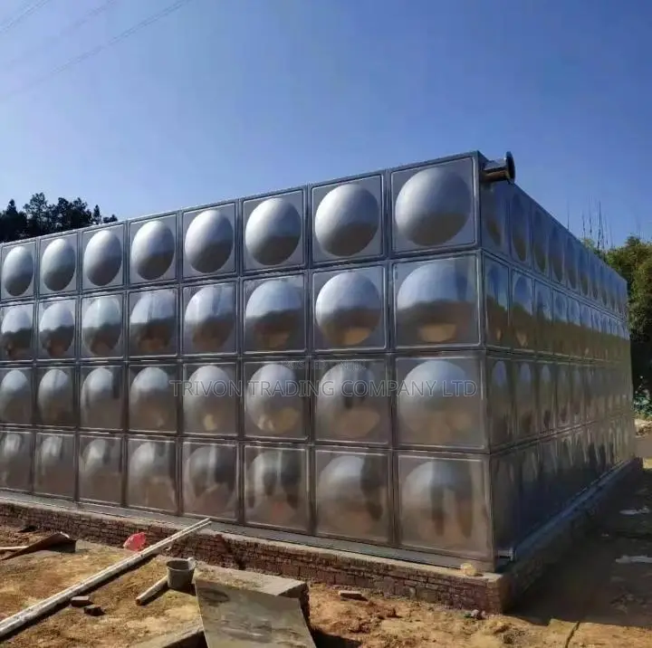 Horizontal Rectangular 10000L Stainless Steel Water Tank