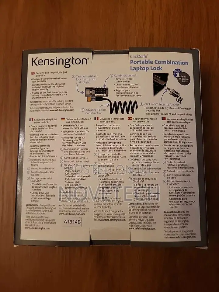 Kensington Slim Nanosaver Combination Laptop Lock