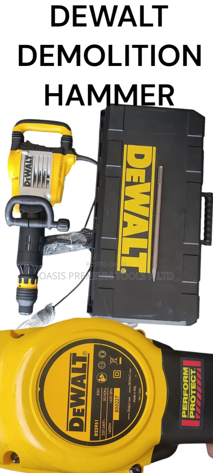Dewalt Demolition Hammer 1600w