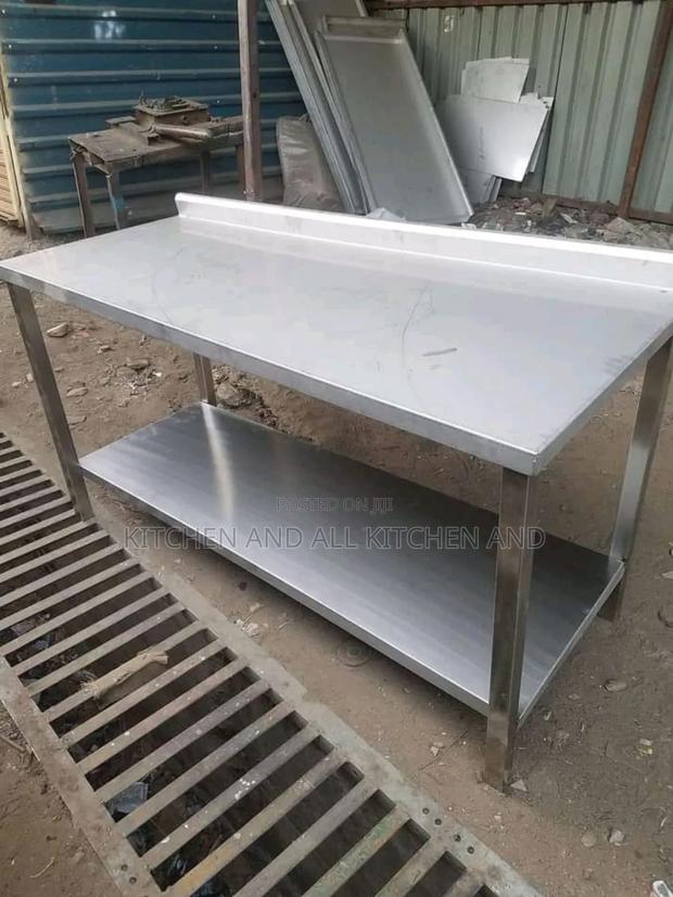 Ss Work Table With Undershelf