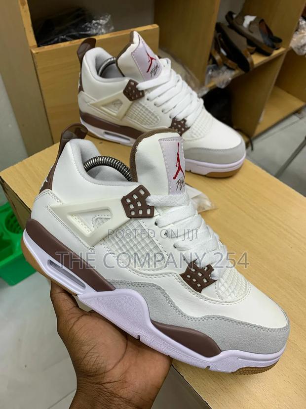 Original Quality Leather Jordan 4 Sneakers Available - thumbnail 3