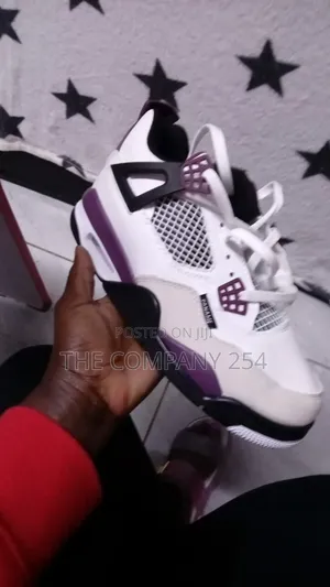 Original Quality Leather Jordan 4 Sneakers Available