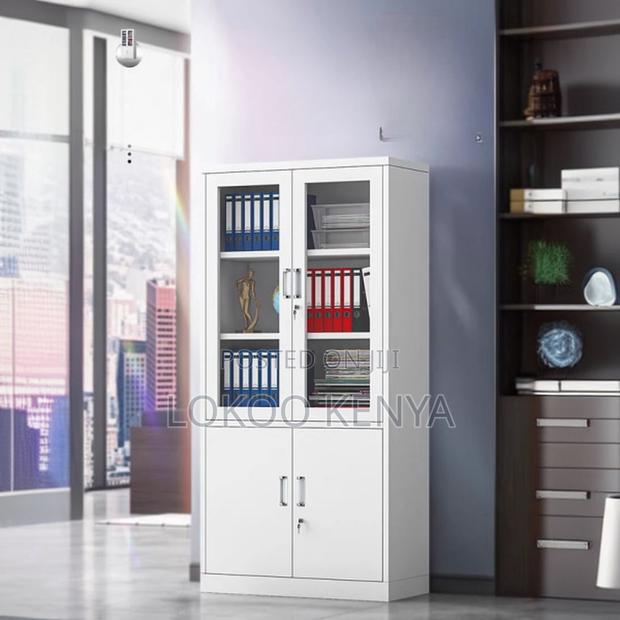 Office Cabinet: Metallic Half-Door Storage Office Cabinet - thumbnail 3