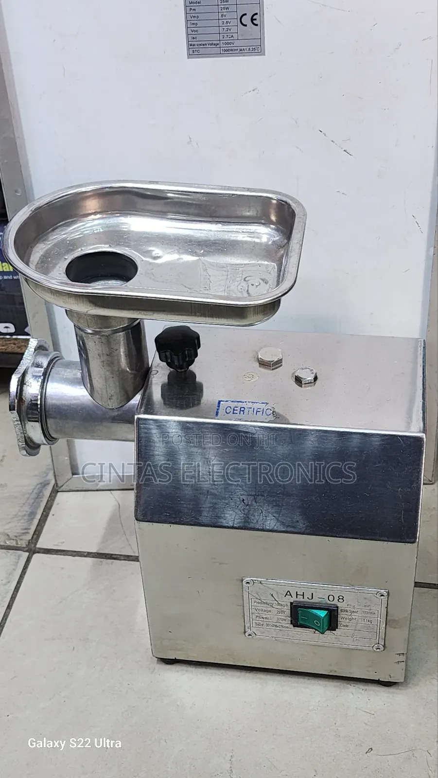 AHJ-8 Meat Mincer 370W