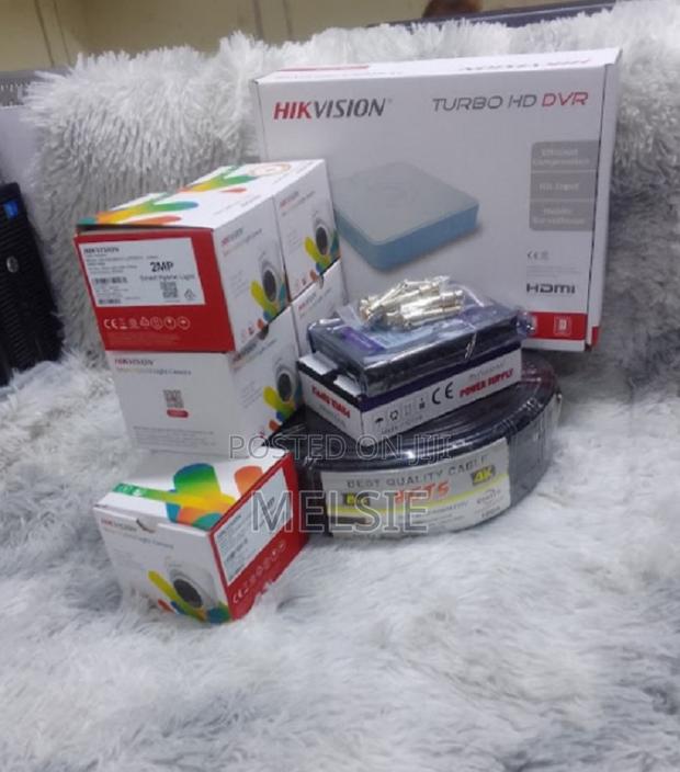 2MP Hikvision 4 Colorvu CCTV Cameras Full System Kit - main view