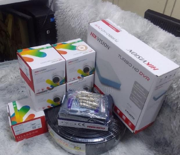 1080P Full HD Hikvision 4 Colorvu CCTV Cameras Full Package