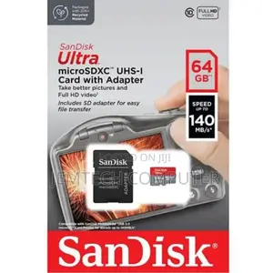 Sandisk Ultra SDHCTM Uhs-I Card and SDXC Upto 140mb/S -64gb