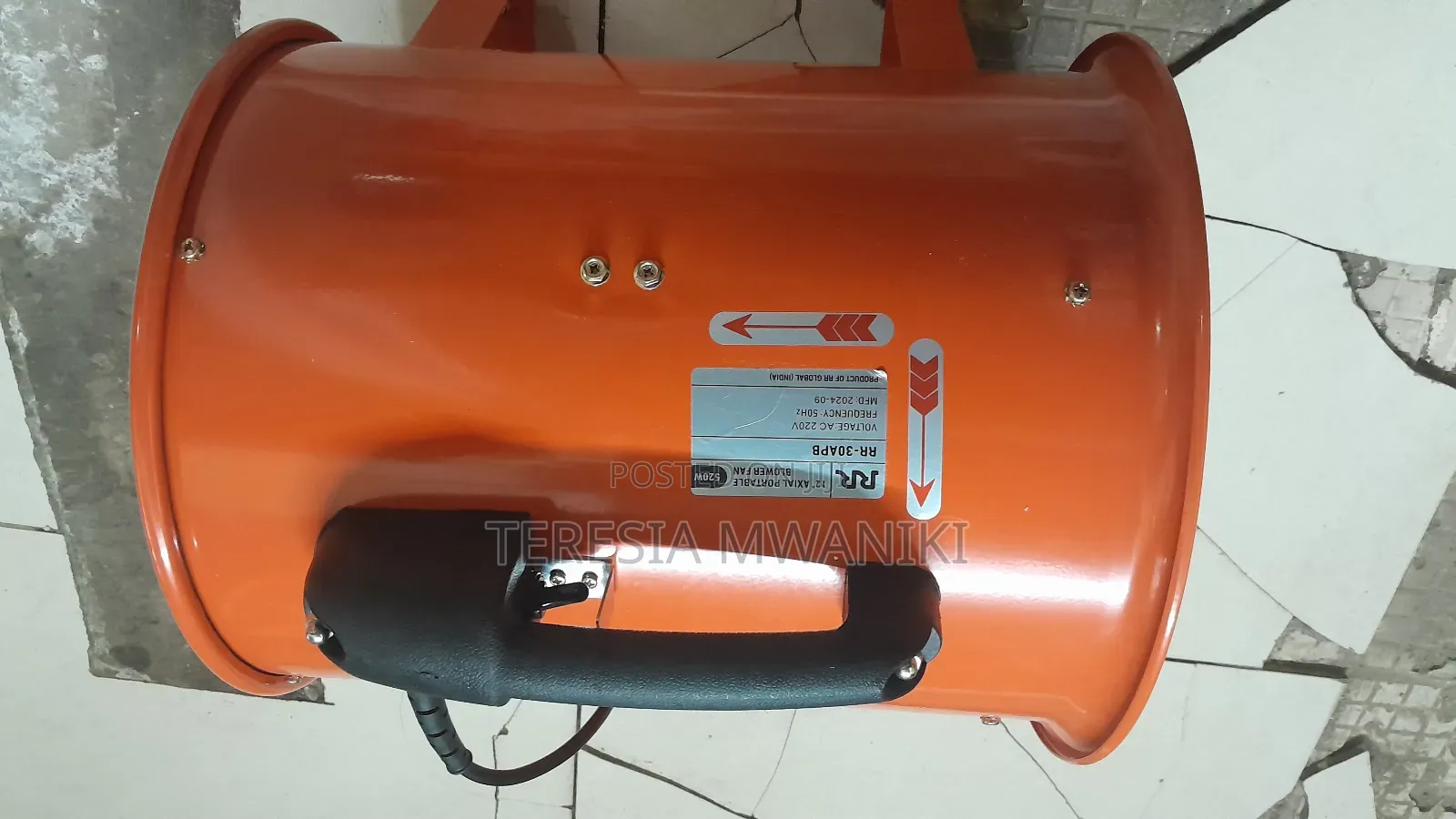RR-30APB 12"Axial Blower Fan