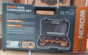 9 PCS Pipe Threading Set(Industrial) 1⁄4-11⁄4"