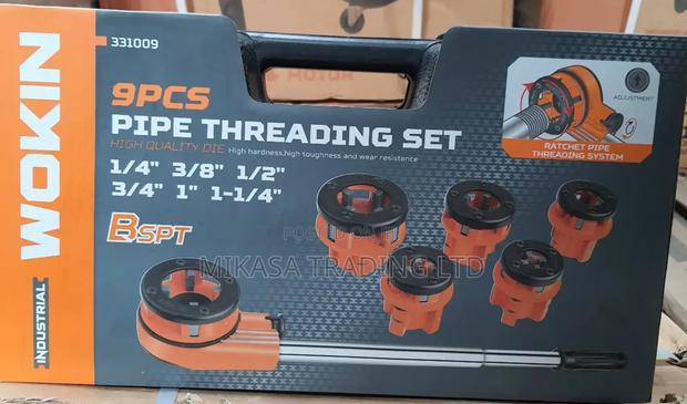 9 PCS Pipe Threading Set(Industrial) 1⁄4-11⁄4" - thumbnail 3