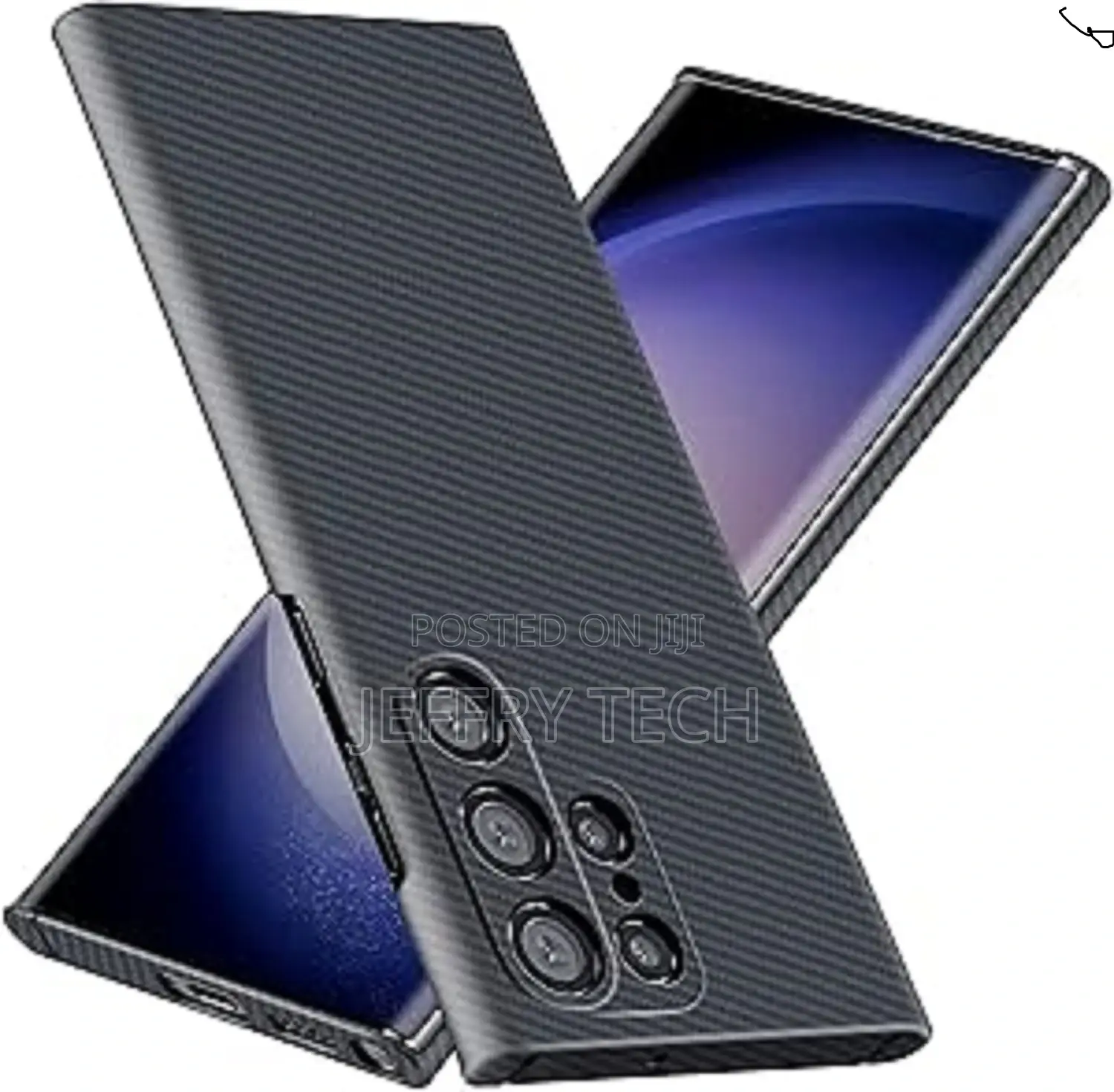 Carbon Fiber Case for Galaxy S23 Ultra 6.8" - Anti-Scratch