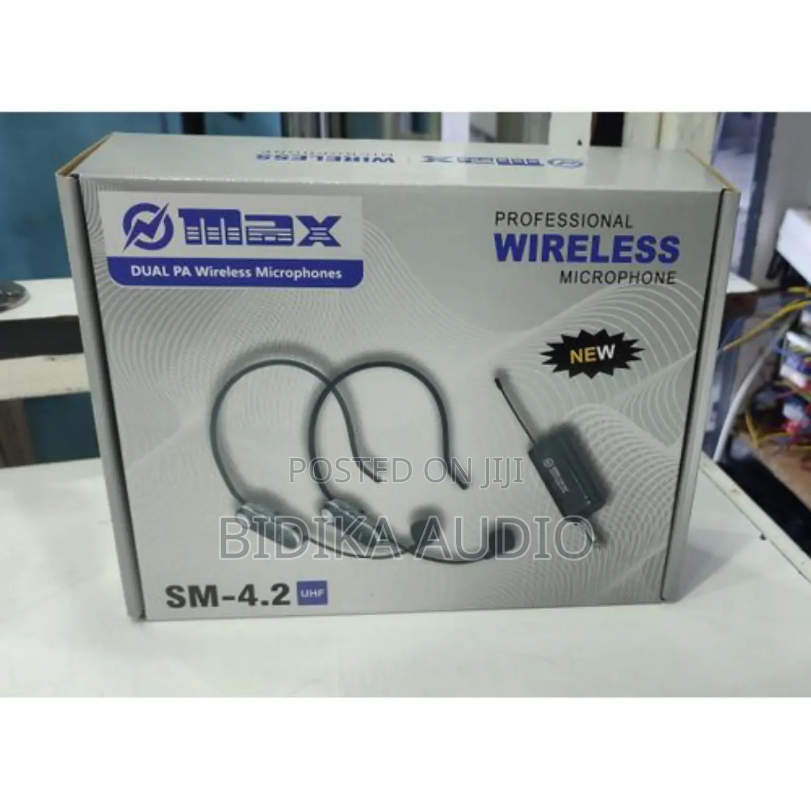 Omax Dual PA Wireless Microphones 3 in 1 SM-4.2