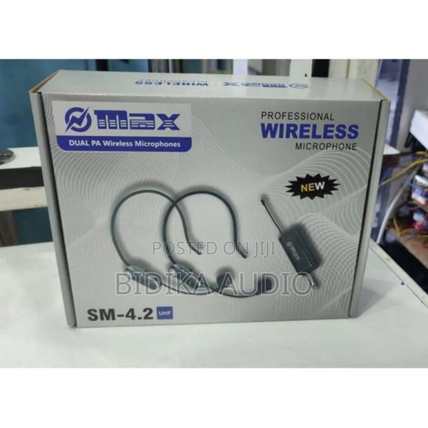Omax Dual PA Wireless Microphones 3 in 1 SM-4.2