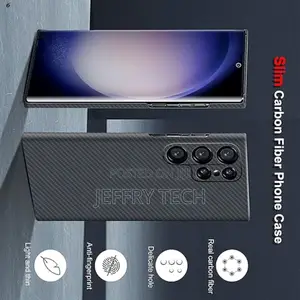 Carbon Fiber Case for Galaxy S23 Ultra 6.8" - Anti-Scratch
