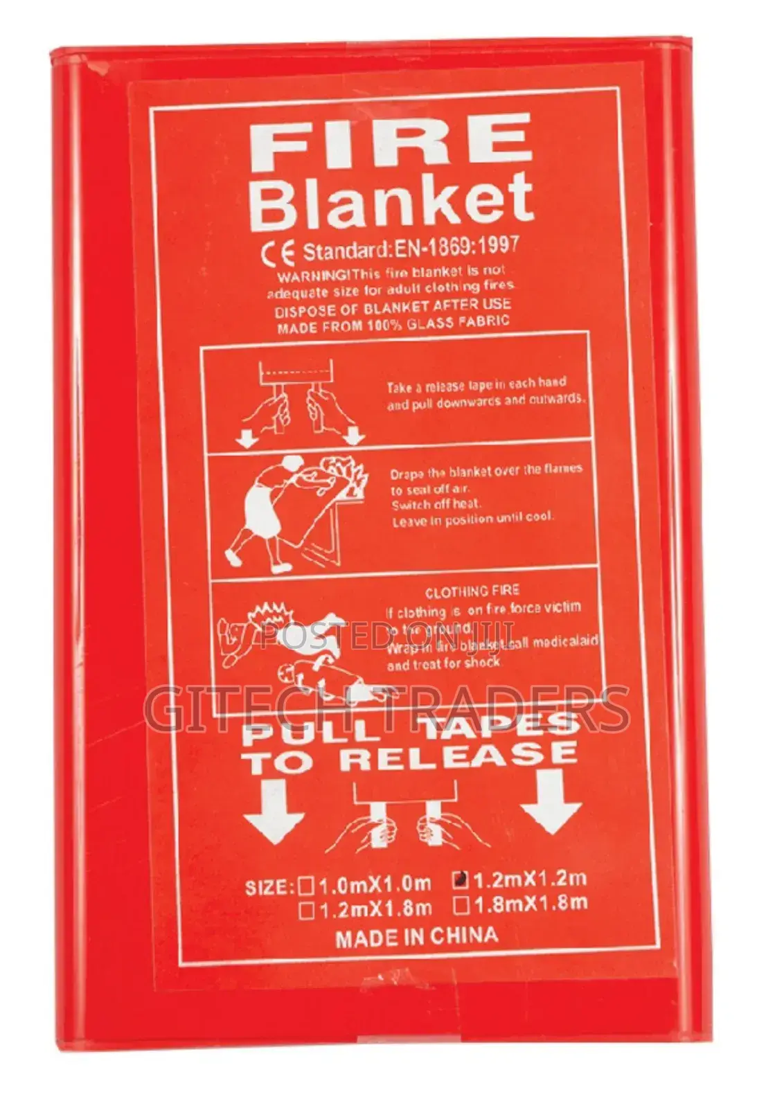 4ftx4ft + Vat Fire Branket