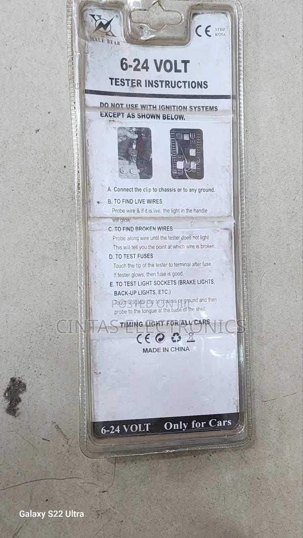 Male Bear Car Voltage Tester/ Auto Tester - thumbnail 2
