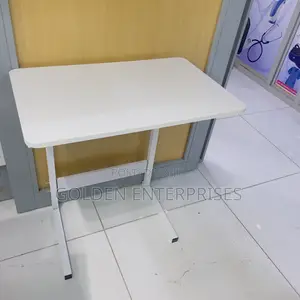 Multipurpose White Home/Office Laptop Table With Wheels