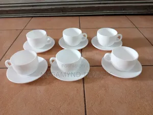 Luminarc Coffee Cup and Saucer/Cuppuccion Coffee Cups 220ml