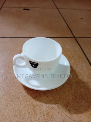 Luminarc Coffee Cup and Saucer/Cuppuccion Coffee Cups 220ml
