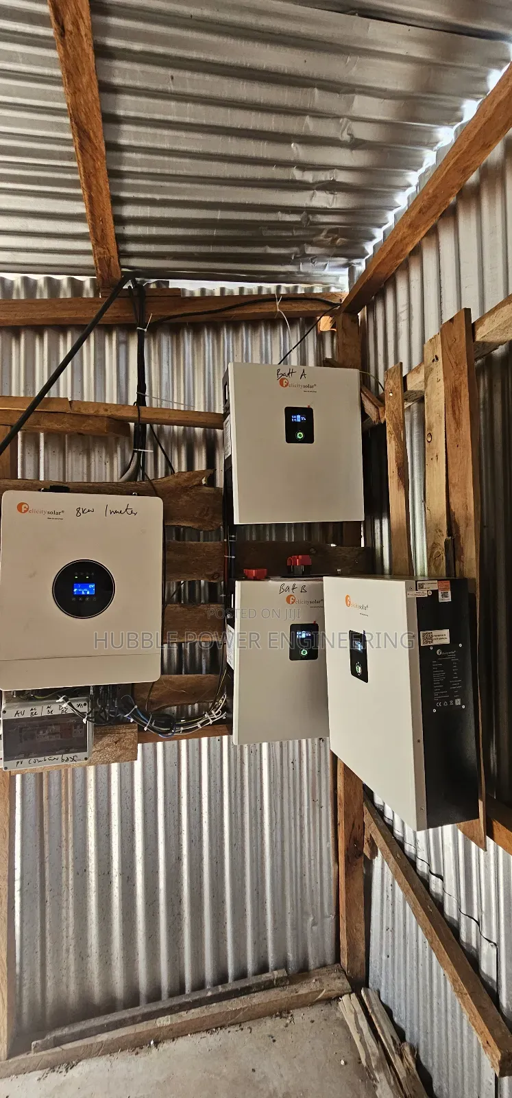 8kw Hybrid Inverter|620w *12pcs Panels|5kwh Lithium*3pcs