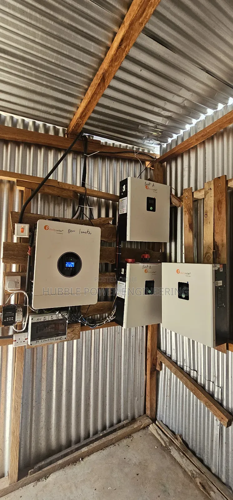 8kw Hybrid Inverter|620w *12pcs Panels|5kwh Lithium*3pcs