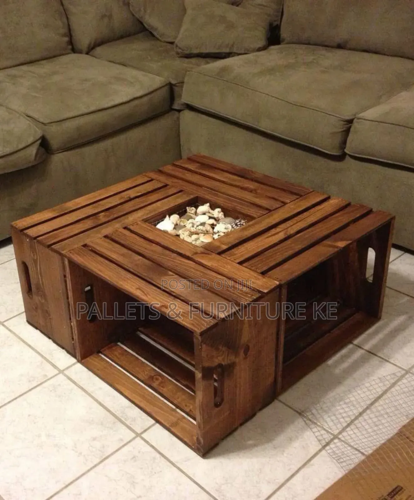 Crated Coffee Table