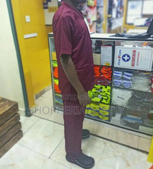Maroon Nurses/ Cleaners Uniform - thumbnail 2