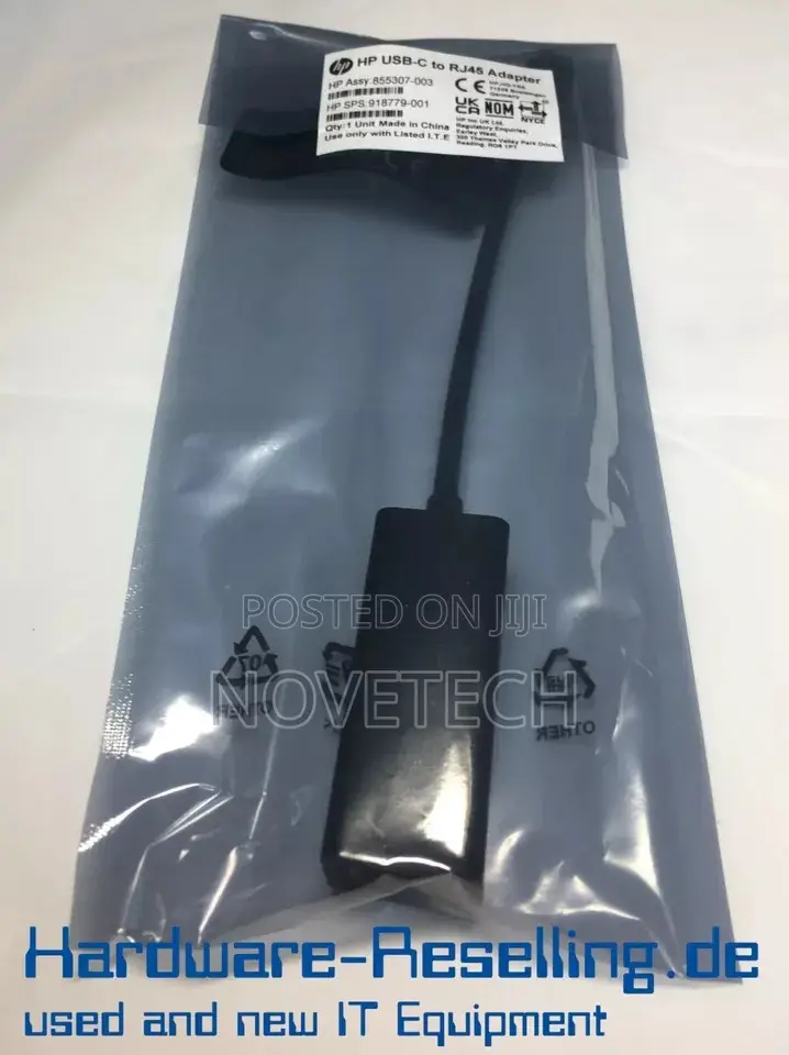 HP Type C Usb-C to Rj45 Gigabit Network Card #V7w66aa