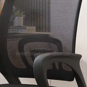 Office Chairs; Mid-Back Clerical Home Office Seat in Black